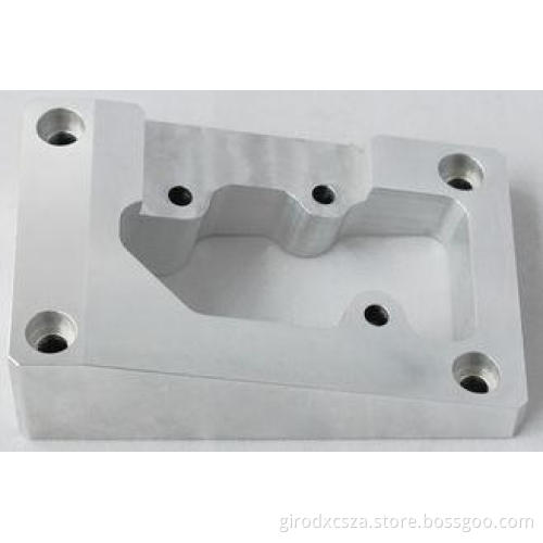 Copper / Brass Aluminum CNC Machining Angled Component For